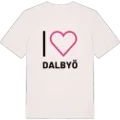 Jag älskar Dalbyö t-shirt stort tryck