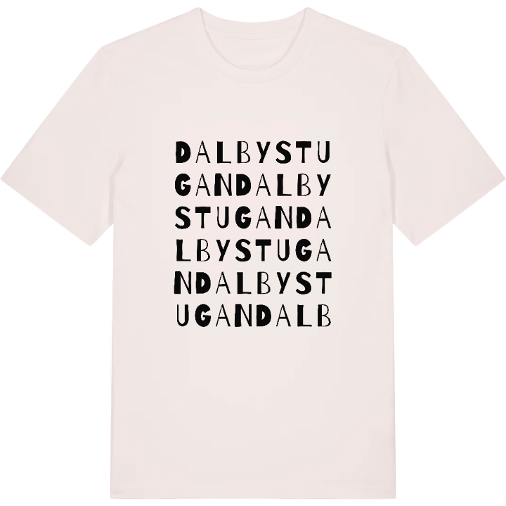 Dalbystugan ordlek t-shirt – t-shirt från PinShirt