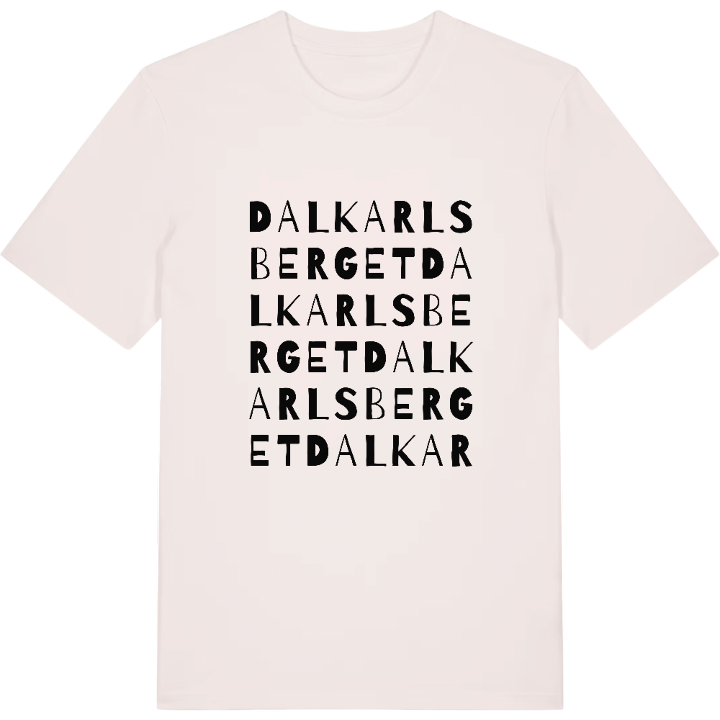 Dalkarlsberget ordlek t-shirt – t-shirt från PinShirt