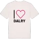 Jag älskar Dalry t-shirt stort tryck
