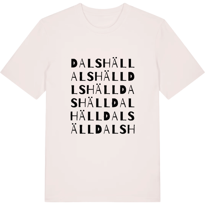 Dalshäll ordlek t-shirt – t-shirt från PinShirt
