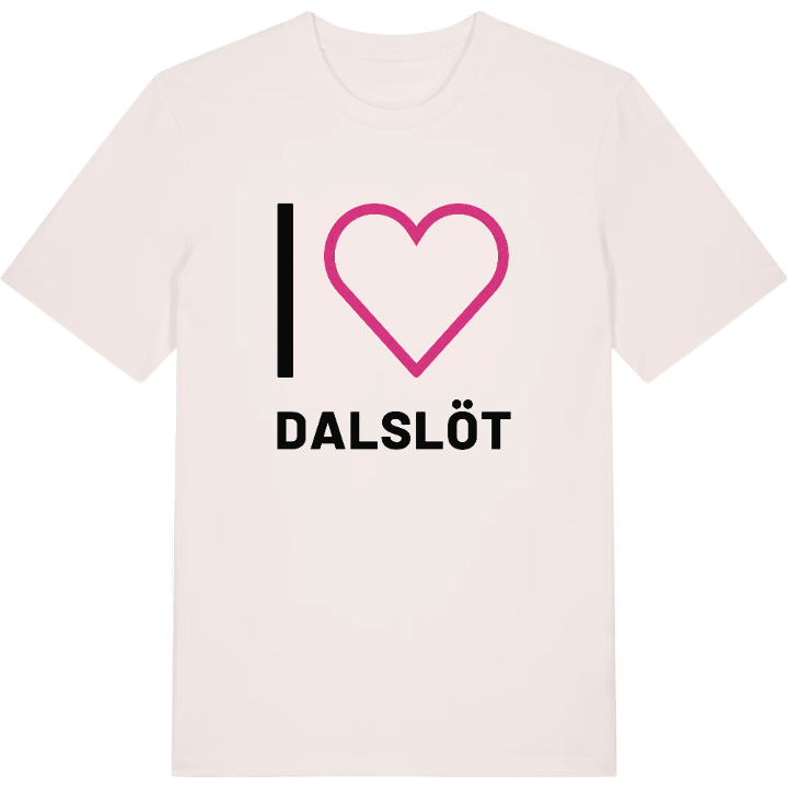 Jag älskar Dalslöt t-shirt stort tryck – t-shirt från PinShirt