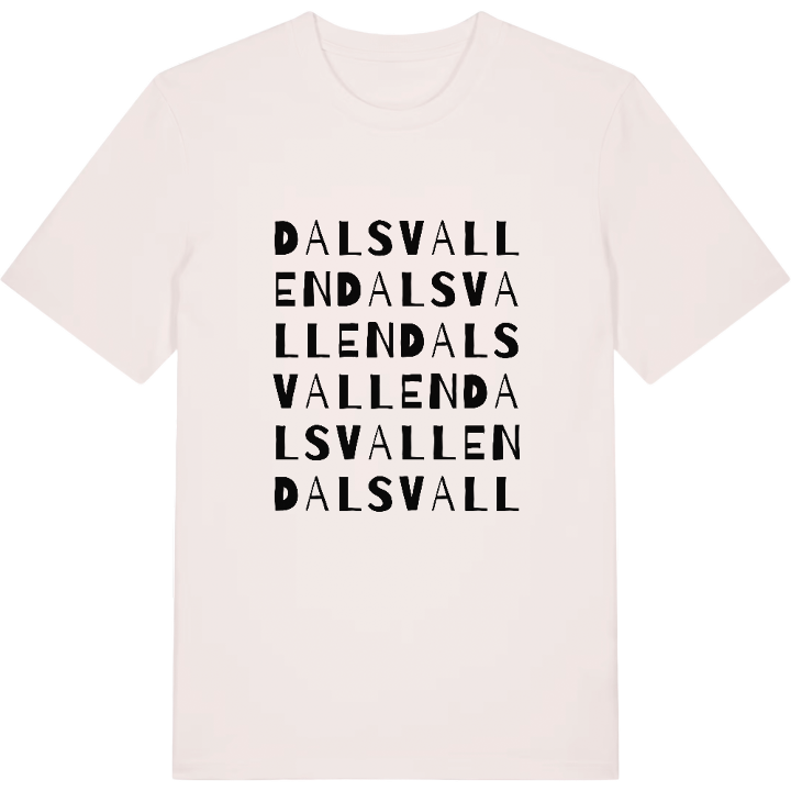 Dalsvallen ordlek t-shirt – t-shirt från PinShirt