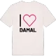 Jag älskar Damal t-shirt stort tryck