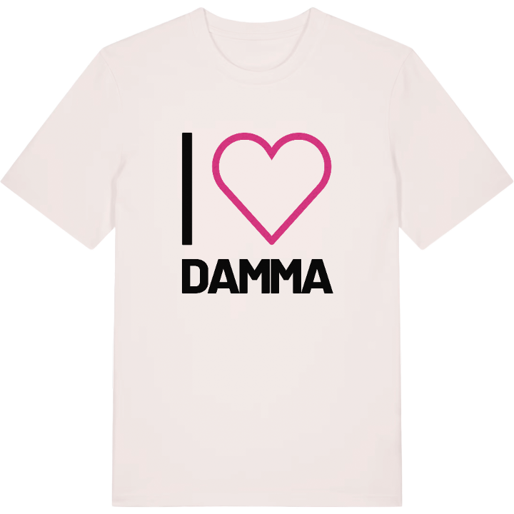 Jag älskar Damma t-shirt stort tryck – t-shirt från PinShirt