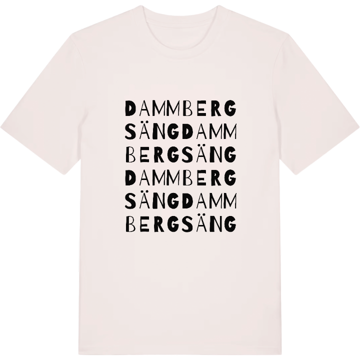 Dammbergsäng ordlek t-shirt – t-shirt från PinShirt