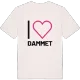 Jag älskar Dammet t-shirt stort tryck