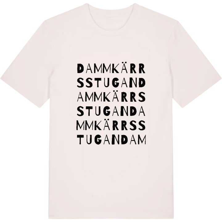 Dammkärrsstugan ordlek t-shirt – t-shirt från PinShirt