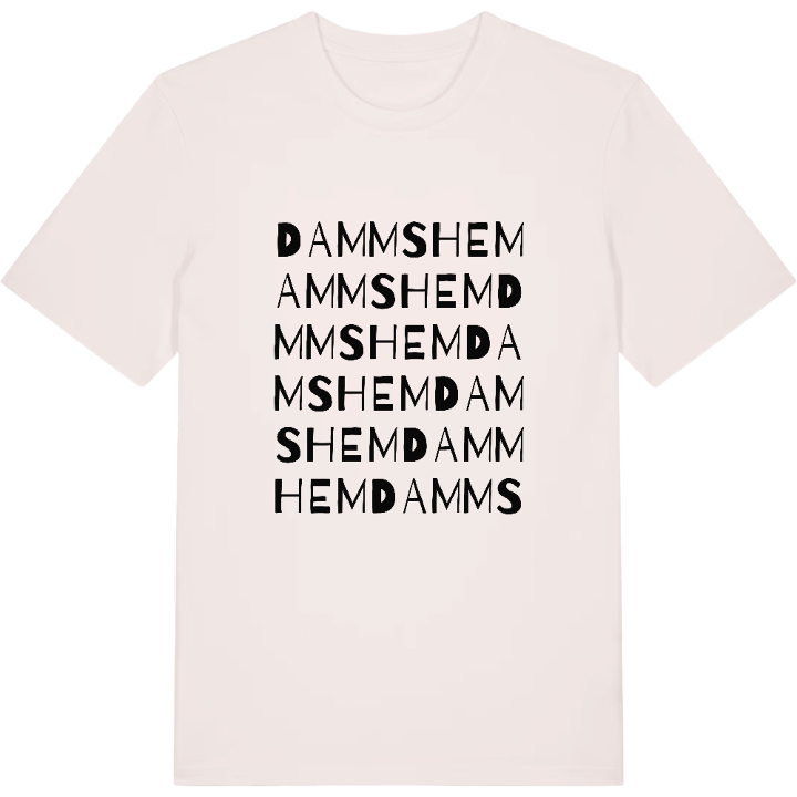 Dammshem ordlek t-shirt – t-shirt från PinShirt