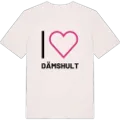 Jag älskar Dämshult t-shirt stort tryck