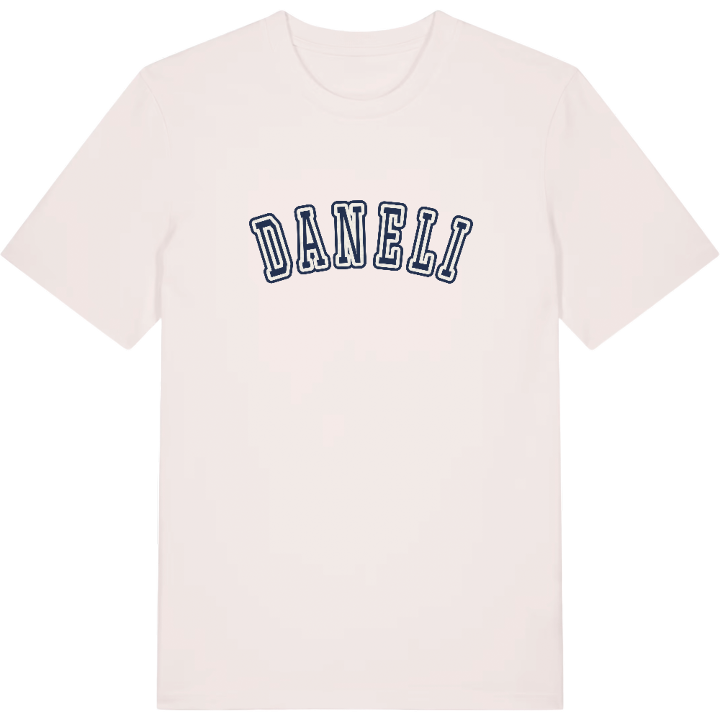Daneli college t-shirt – t-shirt från PinShirt