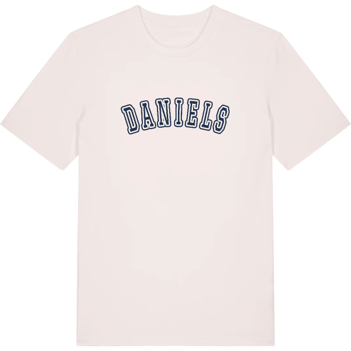 Daniels college t-shirt – t-shirt från PinShirt