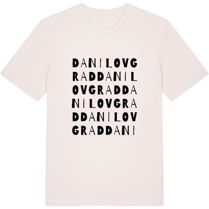 Danilovgrad ordlek t-shirt – t-shirt från PinShirt