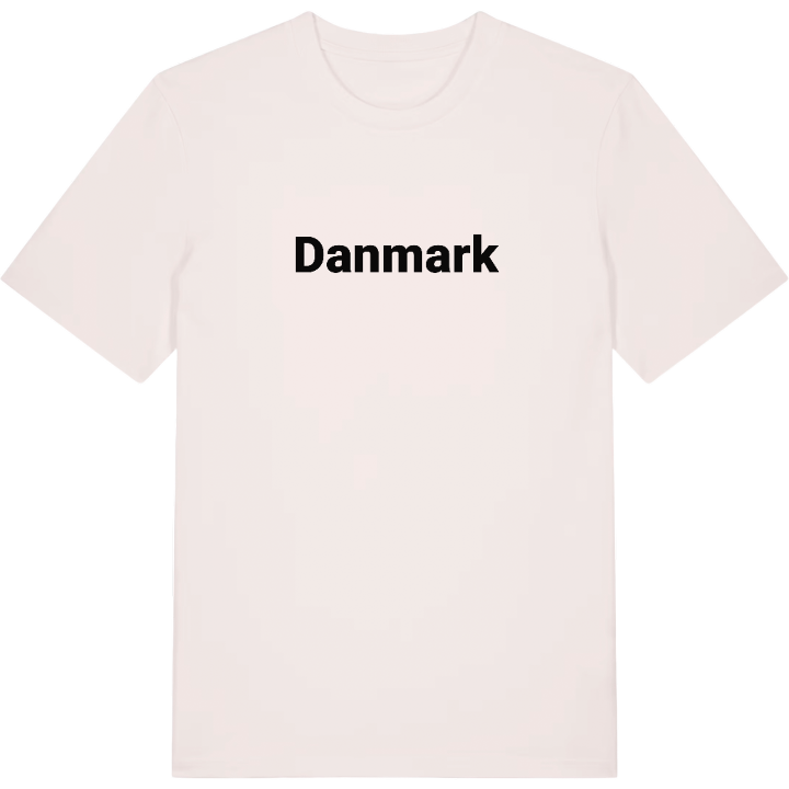 Danmark fetstil t-shirt – t-shirt från PinShirt