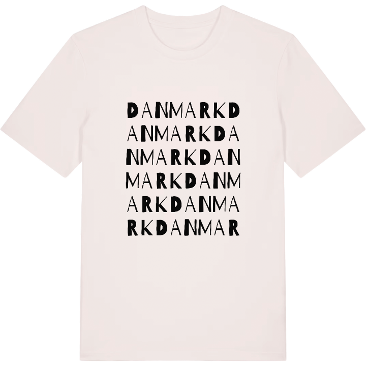 Danmark ordlek t-shirt – t-shirt från PinShirt