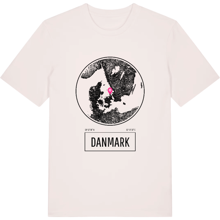 Danmark t-shirt – t-shirt från PinShirt