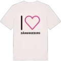 Jag älskar Dänningeborg t-shirt stort tryck
