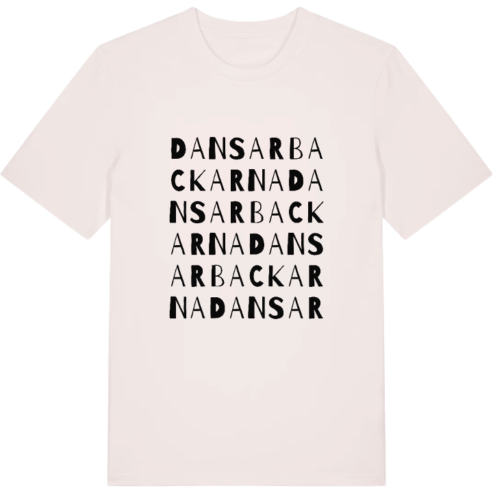 Dansarbackarna ordlek t-shirt – t-shirt från PinShirt