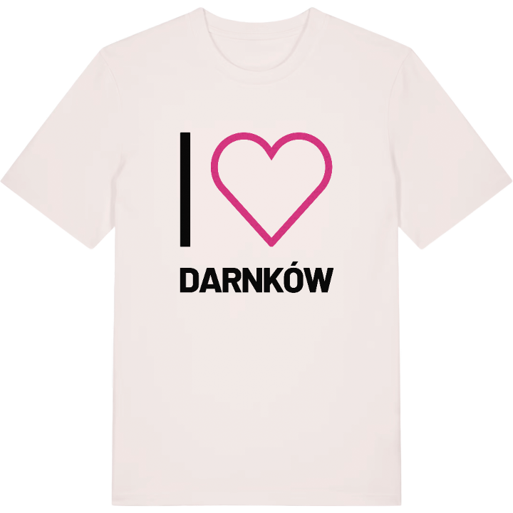 Jag älskar Darnków t-shirt stort tryck – t-shirt från PinShirt