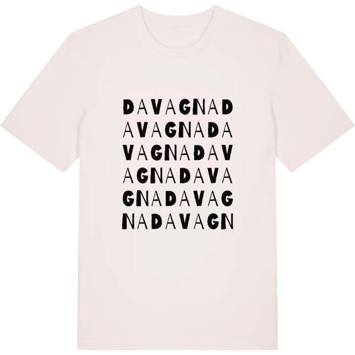 Davagna ordlek t-shirt – t-shirt från PinShirt