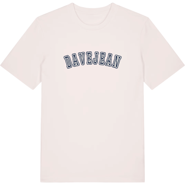 Davejean college t-shirt – t-shirt från PinShirt