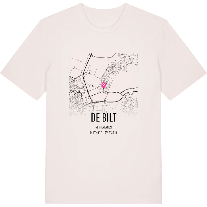 De Bilt karta t-shirt – t-shirt från PinShirt