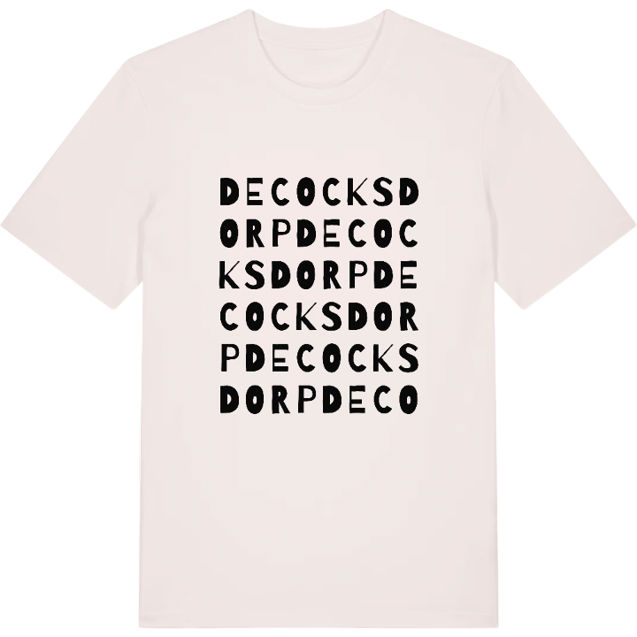 De Cocksdorp ordlek t-shirt – t-shirt från PinShirt