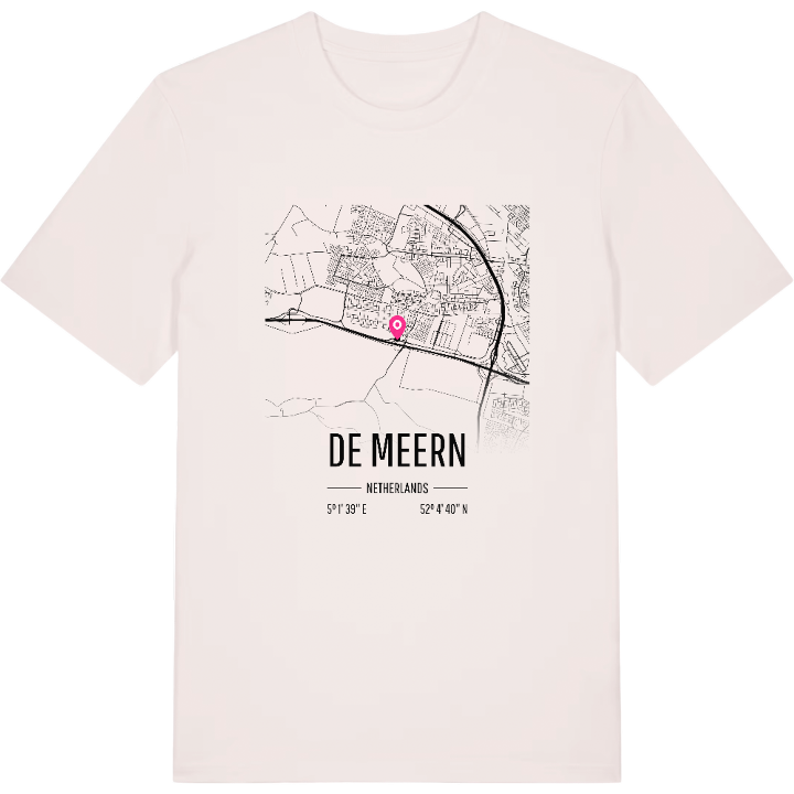 De Meern karta t-shirt – t-shirt från PinShirt