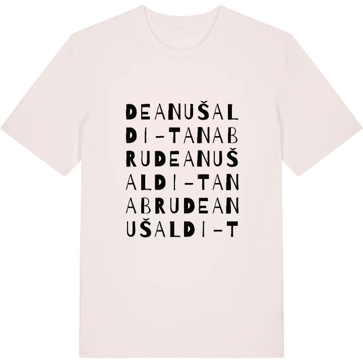 Deanušaldi - Tana bru ordlek t-shirt – t-shirt från PinShirt