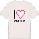 Jag älskar Dębica t-shirt stort tryck