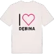 Jag älskar Dębina t-shirt stort tryck