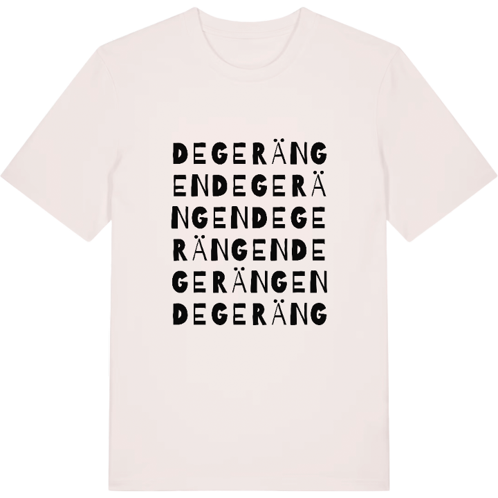 Degerängen ordlek t-shirt – t-shirt från PinShirt