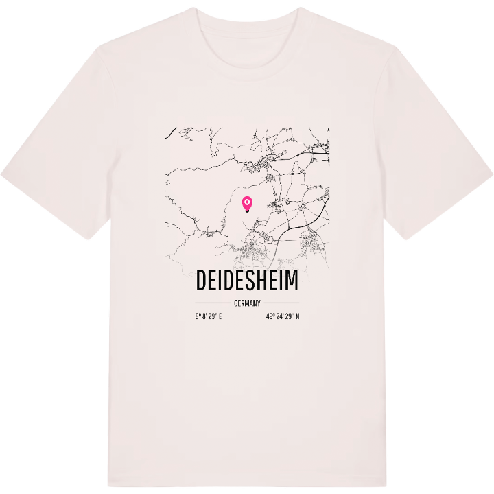 Deidesheim karta t-shirt – t-shirt från PinShirt