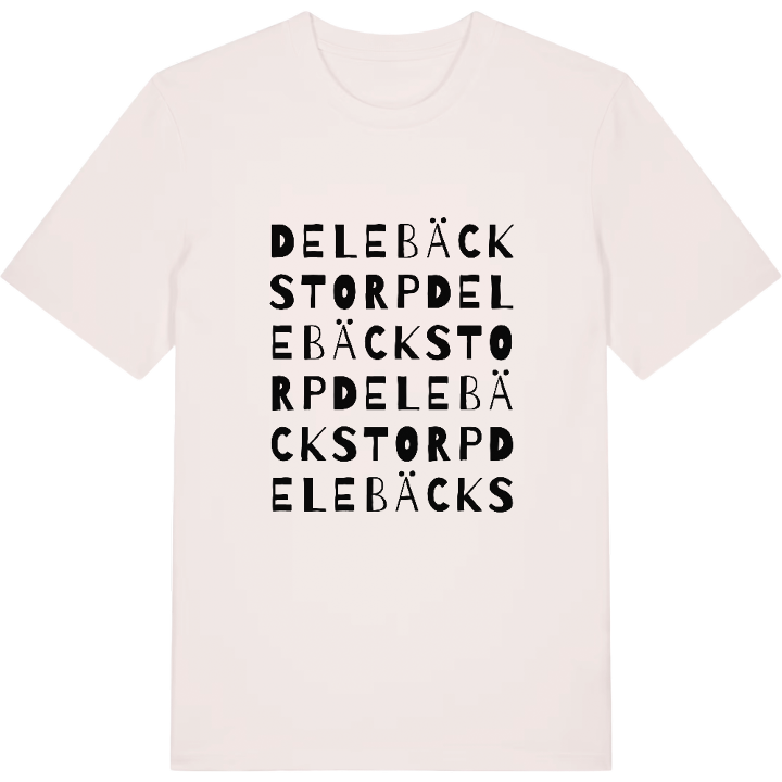 Delebäckstorp ordlek t-shirt – t-shirt från PinShirt