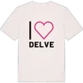 Jag älskar Delve t-shirt stort tryck