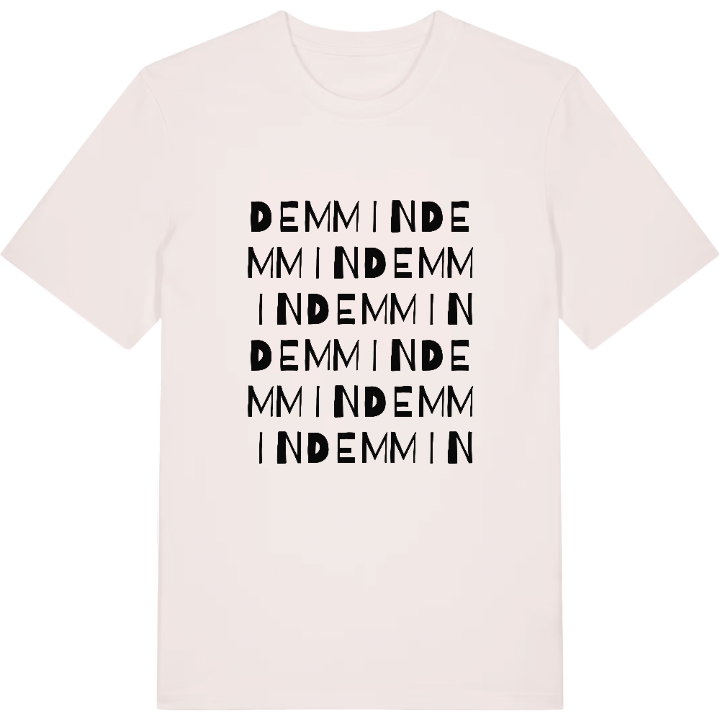 Demmin ordlek t-shirt – t-shirt från PinShirt