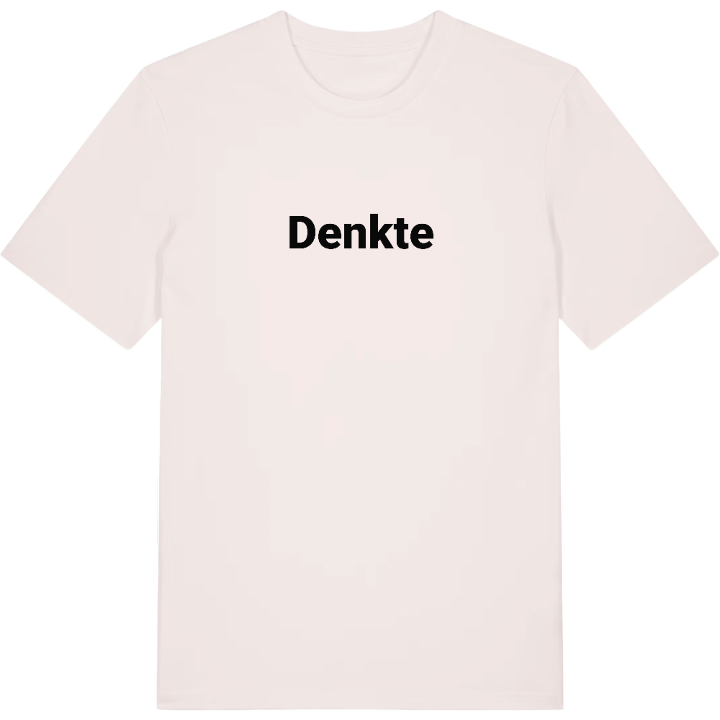 Denkte fetstil t-shirt – t-shirt från PinShirt