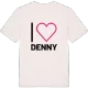 Jag älskar Denny t-shirt stort tryck