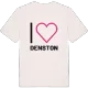 Jag älskar Denston t-shirt stort tryck