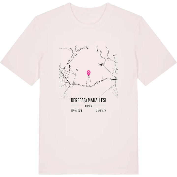 Derebaşı Mahallesi karta t-shirt – t-shirt från PinShirt