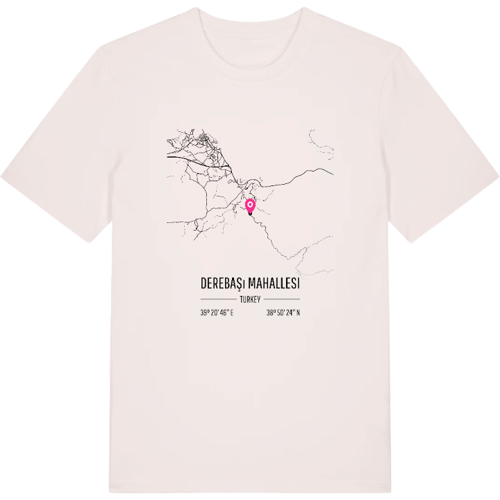 Derebaşı Mahallesi karta t-shirt – t-shirt från PinShirt