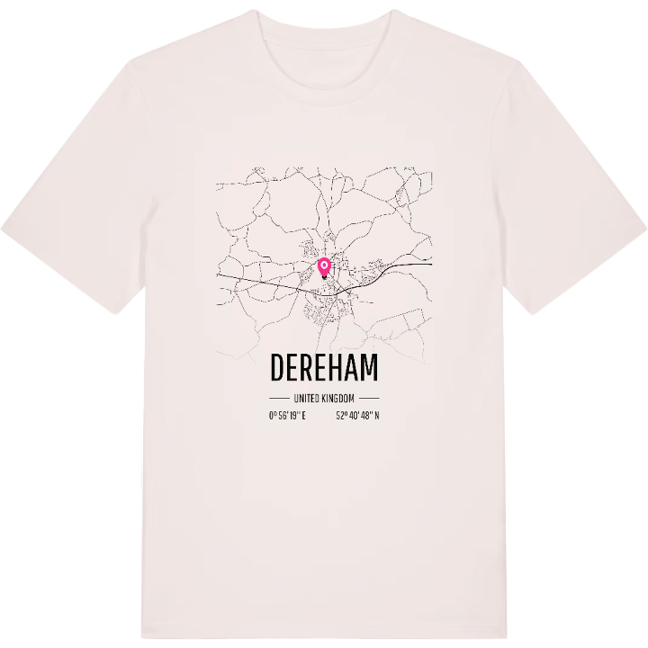 Dereham karta t-shirt – t-shirt från PinShirt