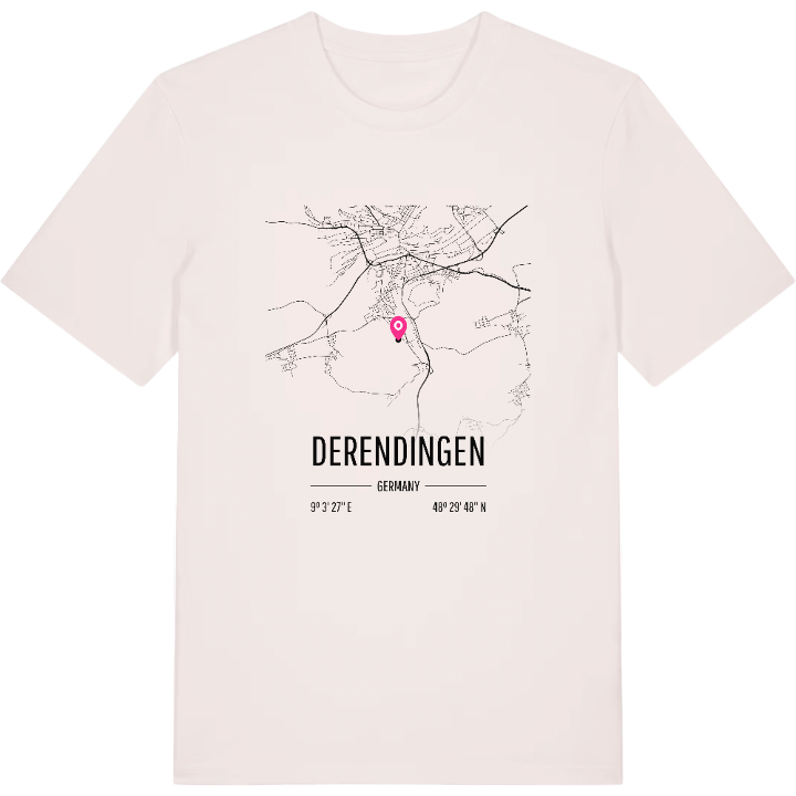 Derendingen karta t-shirt – t-shirt från PinShirt