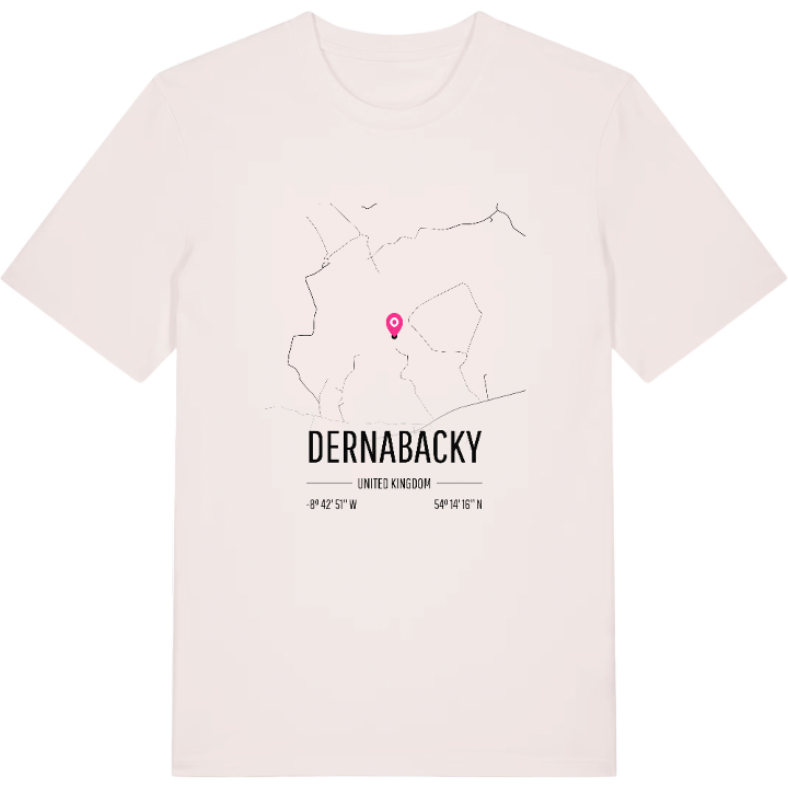 Dernabacky karta t-shirt – t-shirt från PinShirt