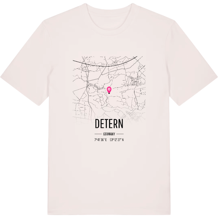 Detern karta t-shirt – t-shirt från PinShirt