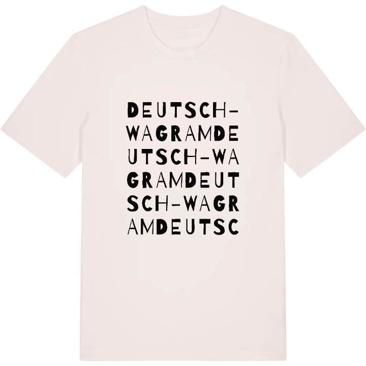 Deutsch-Wagram ordlek t-shirt – t-shirt från PinShirt