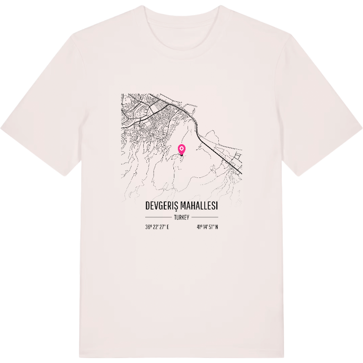 Devgeriş Mahallesi karta t-shirt – t-shirt från PinShirt