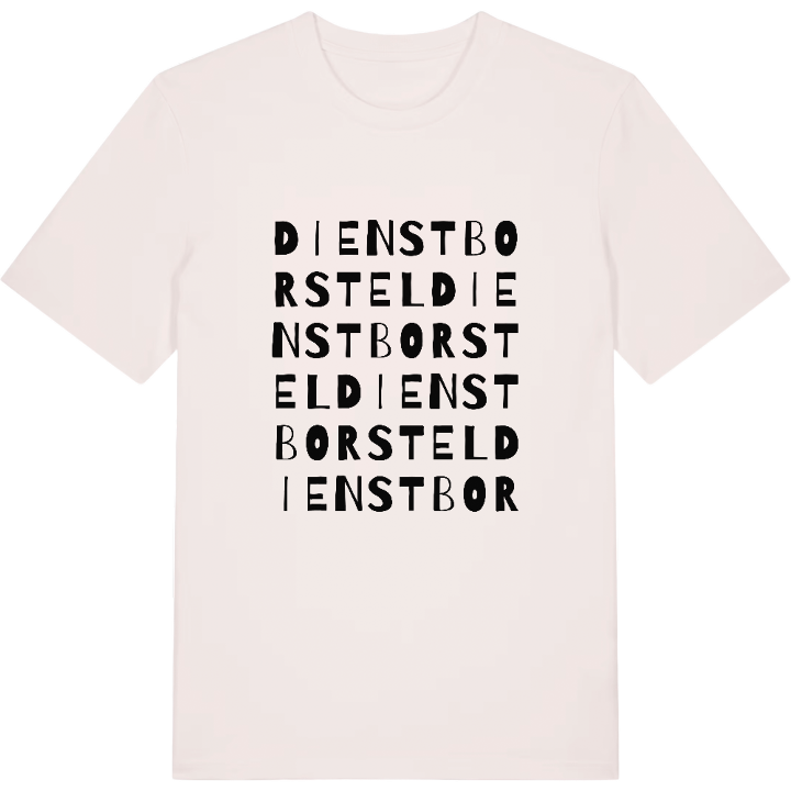 Dienstborstel ordlek t-shirt – t-shirt från PinShirt