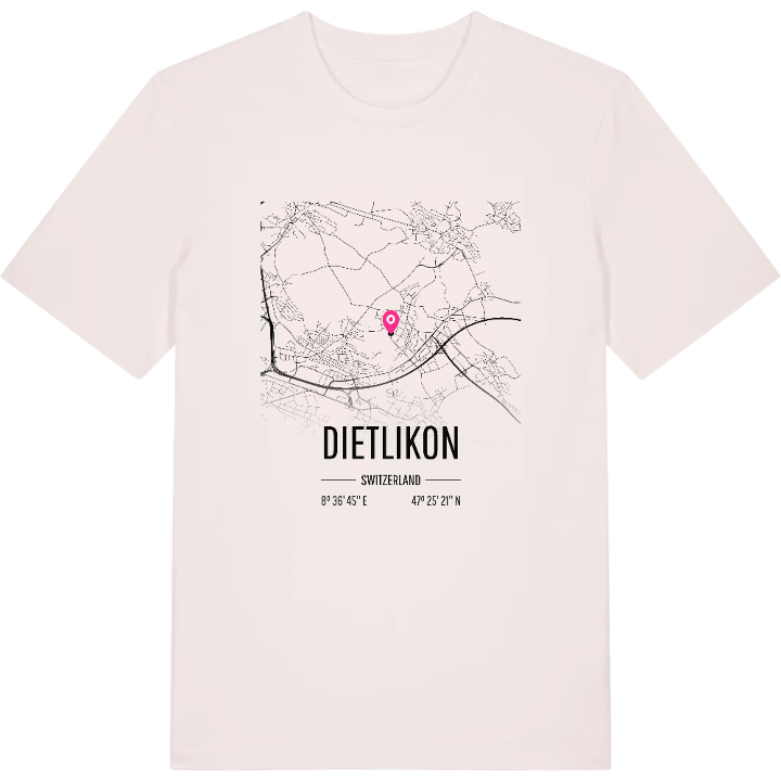 Dietlikon karta t-shirt – t-shirt från PinShirt