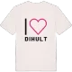 Jag älskar Dihult t-shirt stort tryck